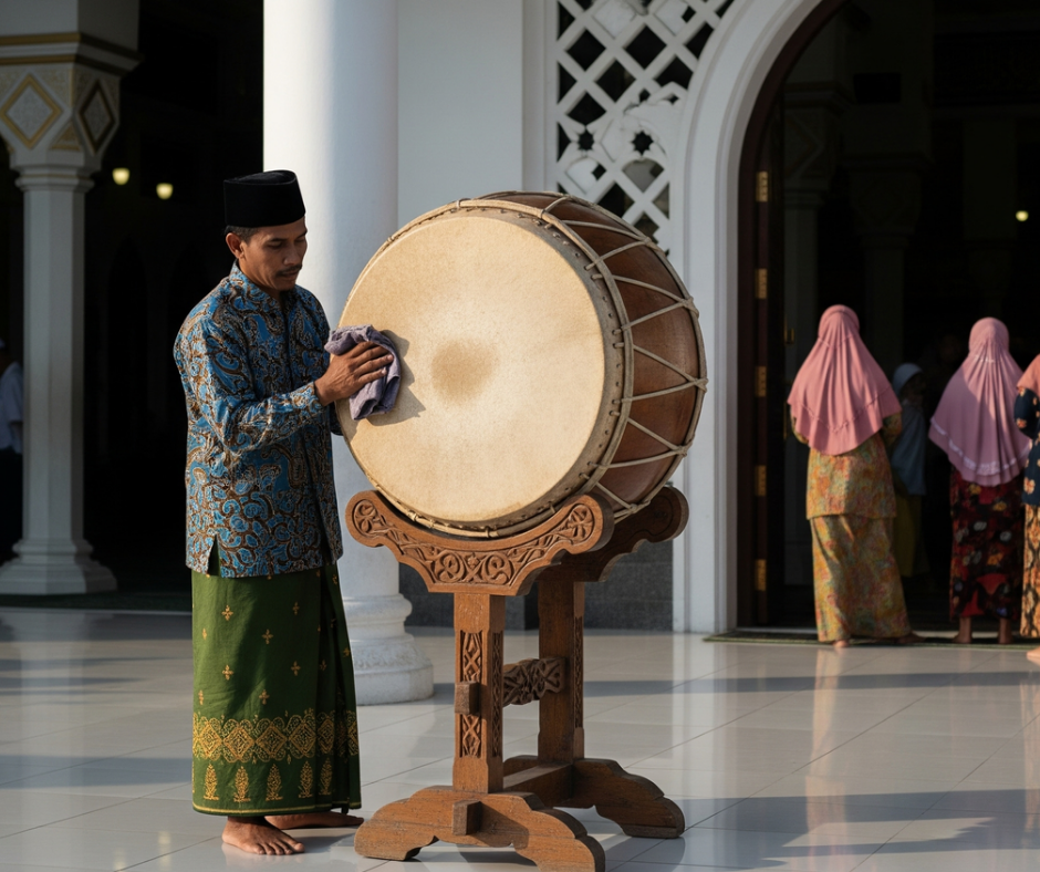 5 Hal yang Harus Dihindari agar Bedug Masjid Awet dan Tahan Lama